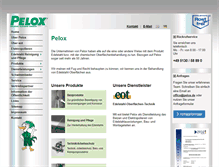 Tablet Screenshot of pelox.de